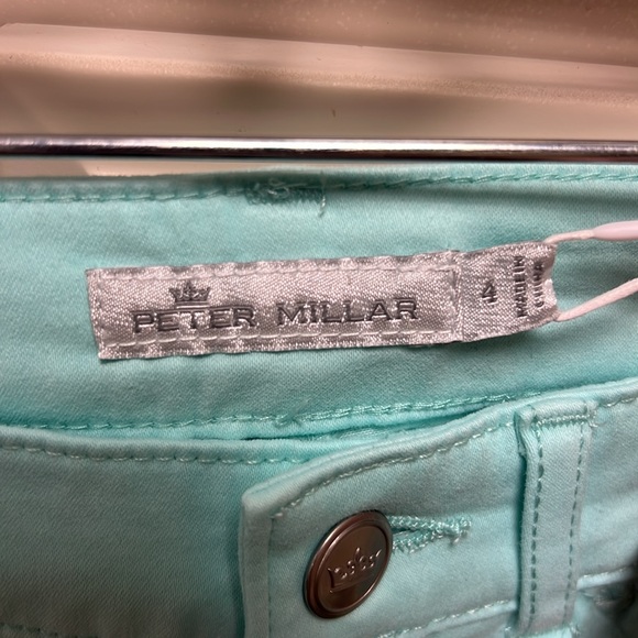 Peter Millar NWT aqua pants size 4 - Picture 3 of 4